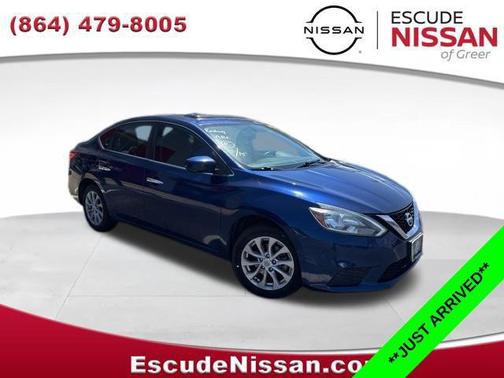 Deep Blue Pearl 2018 Nissan Sentra SV