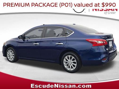 Deep Blue Pearl 2018 Nissan Sentra SV