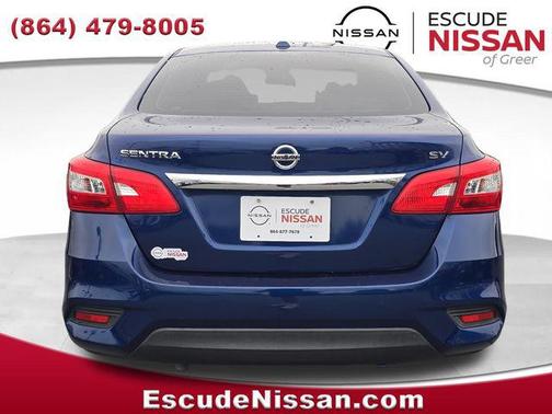 Deep Blue Pearl 2018 Nissan Sentra SV