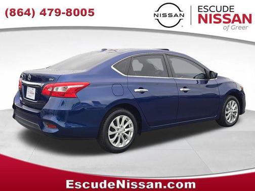 Deep Blue Pearl 2018 Nissan Sentra SV