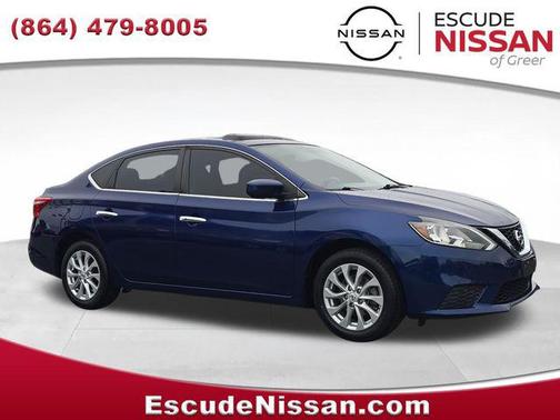 Deep Blue Pearl 2018 Nissan Sentra SV