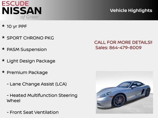 2024 Porsche 718 Cayman S