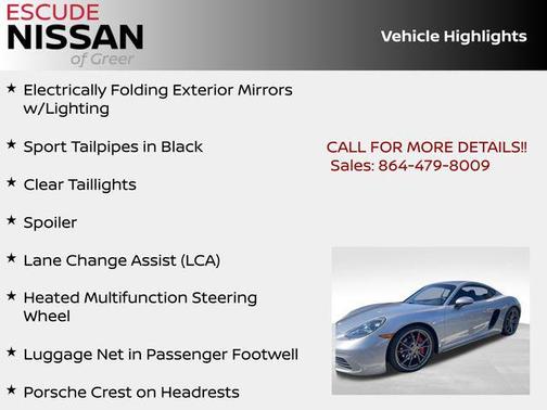 2024 Porsche 718 Cayman S