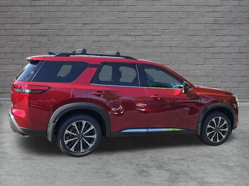 Scarlet Ember Tintcoat 2026 Nissan Pathfinder Platinum