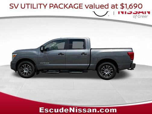Gun Metallic 2024 Nissan Titan SV