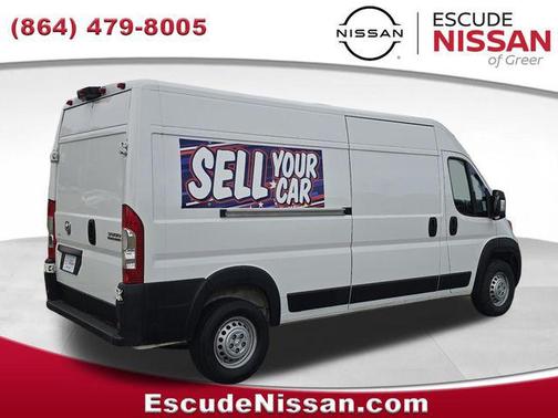 Bright White Clearcoat 2025 RAM ProMaster 3500 High Roof