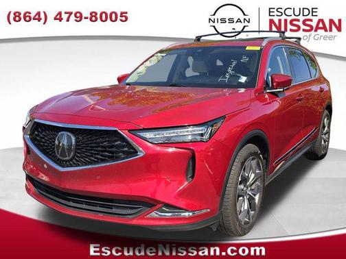 Performance Red Pearl 2022 Acura MDX Technology Package