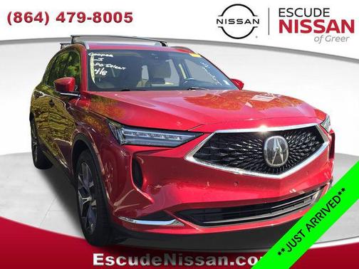 Performance Red Pearl 2022 Acura MDX Technology Package