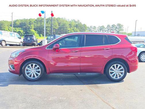 Chili Red Metallic 2019 Buick Envision Essence