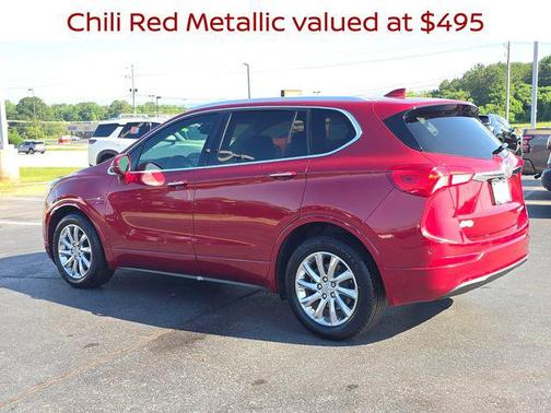 Chili Red Metallic 2019 Buick Envision Essence