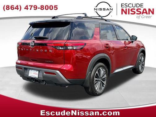 Scarlet Ember/Super Black 2026 Nissan Pathfinder Platinum