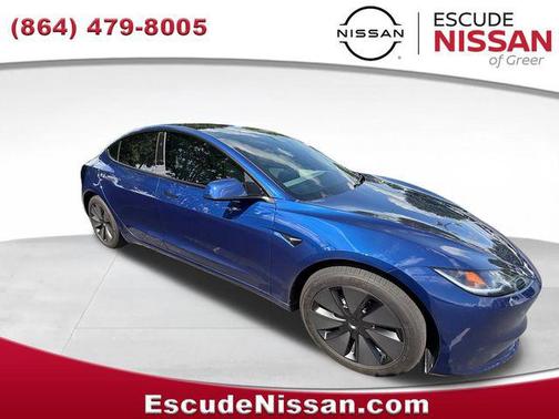 Deep Blue Metallic 2025 Tesla Model 3 Long Range