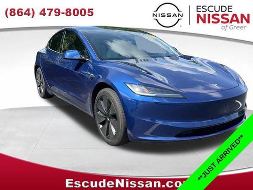 Deep Blue Metallic 2025 Tesla Model 3 Long Range