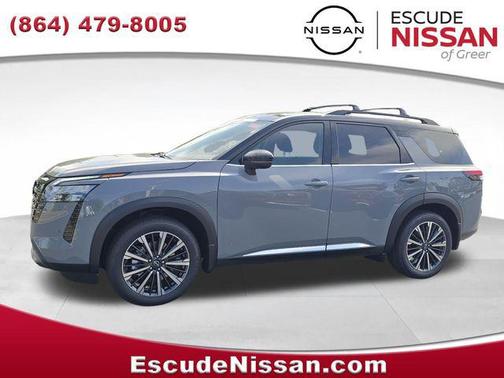 Boulder Gray/Super Black 2026 Nissan Pathfinder Platinum
