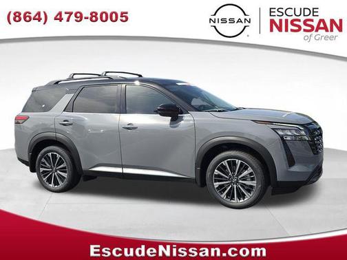 Boulder Gray/Super Black 2026 Nissan Pathfinder Platinum