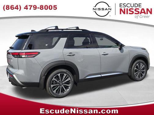 Boulder Gray/Super Black 2026 Nissan Pathfinder Platinum