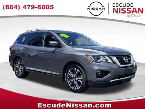 Gun Metallic 2017 Nissan Pathfinder Platinum