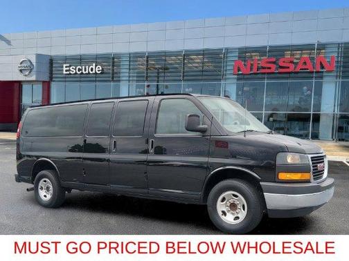 Onyx Black 2025 GMC Savana 3500 RWD 3500 Extended Wheelbase LT