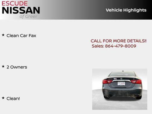 2016 Nissan Maxima 3.5 SV