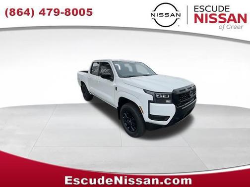 Glacier White 2026 Nissan Frontier SV