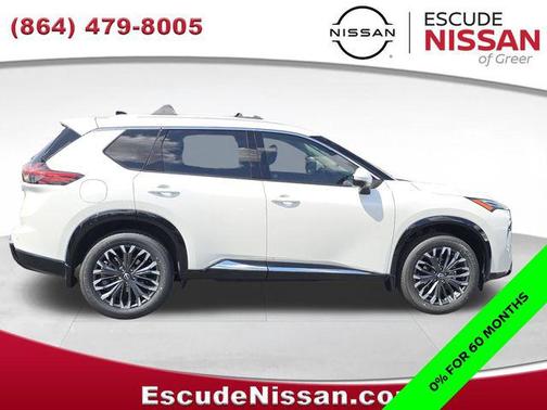 Everest White Pearl Tricoat 2026 Nissan Rogue Platinum