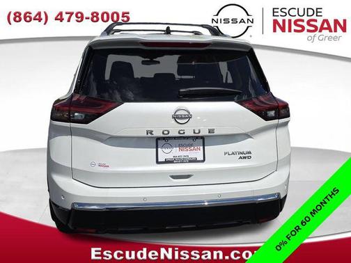 Everest White Pearl Tricoat 2026 Nissan Rogue Platinum