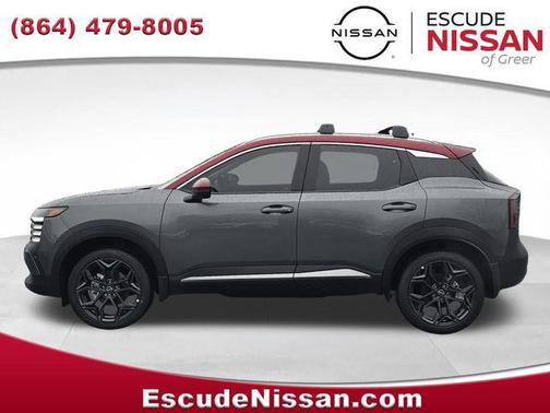 Gun Metallic/Scarlet Ember Tintcoat 2026 Nissan Kicks SR