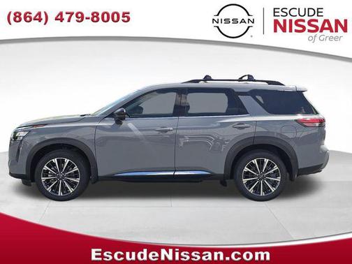 Boulder Gray Pearl 2026 Nissan Pathfinder Platinum