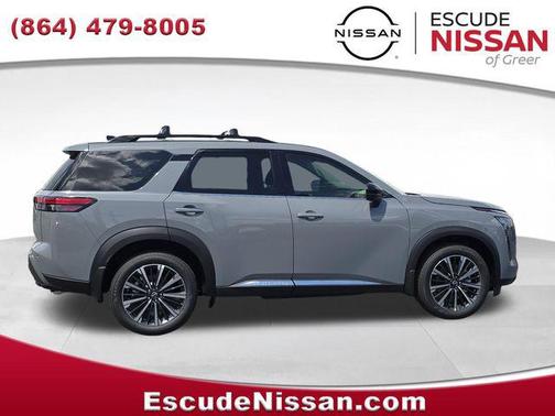 Boulder Gray Pearl 2026 Nissan Pathfinder Platinum