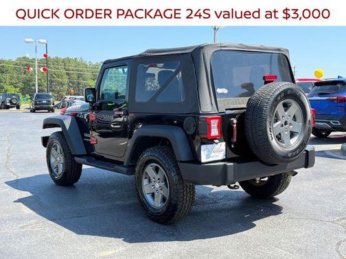 Black Clearcoat 2017 Jeep Wrangler Sport