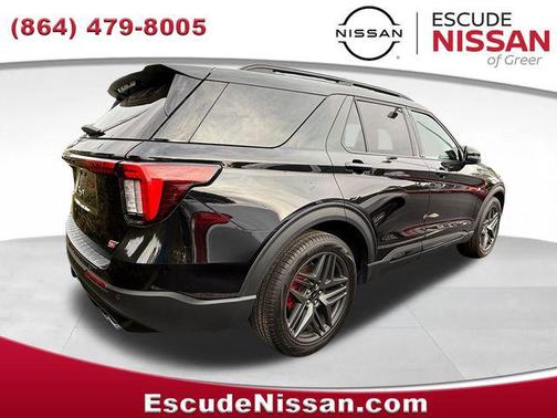 Agate Black Metallic 2025 Ford Explorer ST