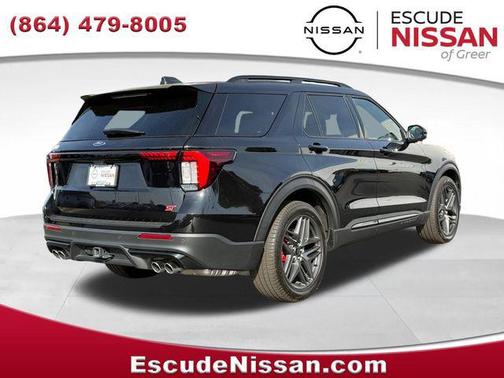 Agate Black Metallic 2025 Ford Explorer ST