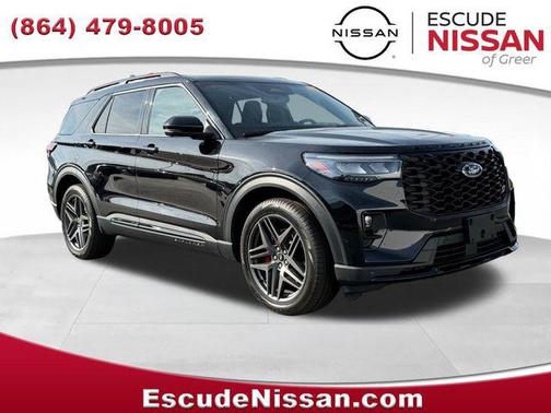 Agate Black Metallic 2025 Ford Explorer ST