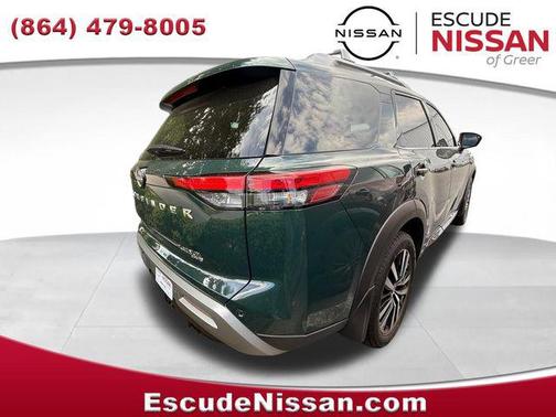 Obsidian Green Pearl 2024 Nissan Pathfinder Platinum 4WD