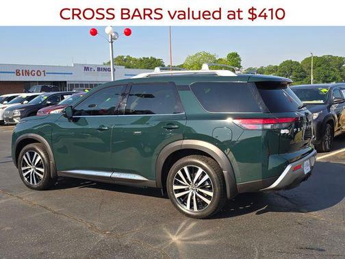 Obsidian Green Pearl 2024 Nissan Pathfinder Platinum 4WD