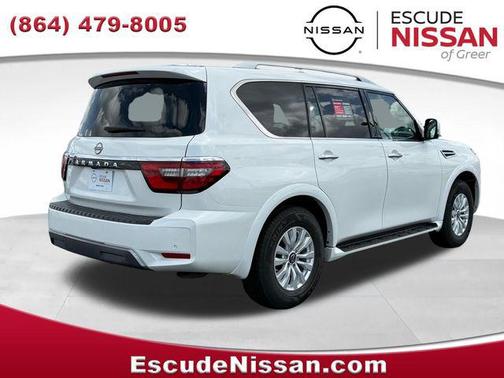 Aspen White Tricoat 2024 Nissan Armada SV 4WD