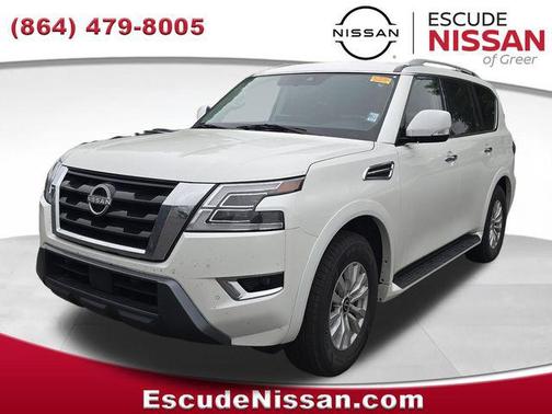 Aspen White Tricoat 2024 Nissan Armada SV 4WD