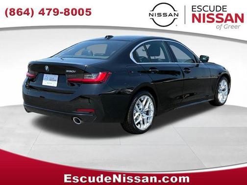 Jet Black 2025 BMW 330 330i