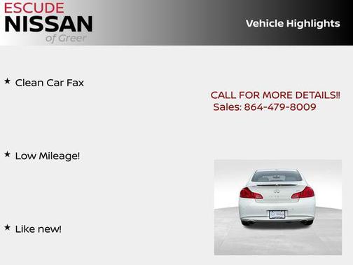 2013 INFINITI G37 Journey