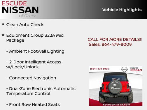 Race Red 2023 Ford Bronco Black Diamond