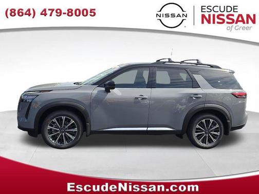 Boulder Gray/Super Black 2026 Nissan Pathfinder Platinum