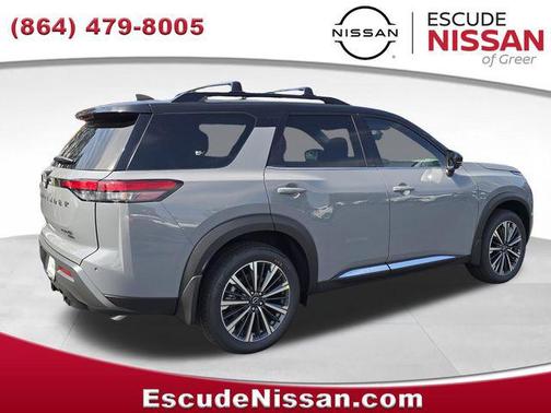 Boulder Gray/Super Black 2026 Nissan Pathfinder Platinum
