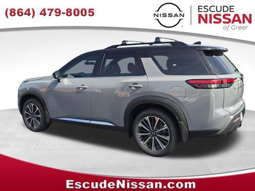 Boulder Gray/Super Black 2026 Nissan Pathfinder Platinum