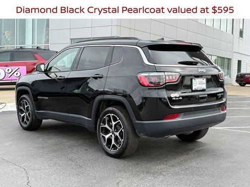 Diamond Black Crystal Pearlcoat 2025 Jeep Compass Limited