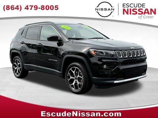 Diamond Black Crystal Pearlcoat 2025 Jeep Compass Limited