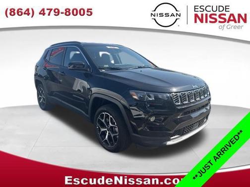 Diamond Black Crystal Pearlcoat 2025 Jeep Compass Limited
