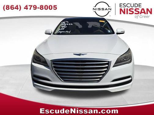 Casablanca White 2015 Hyundai Genesis 3.8