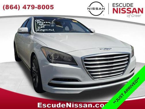 Casablanca White 2015 Hyundai Genesis 3.8