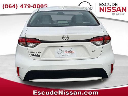 White 2022 Toyota Corolla LE