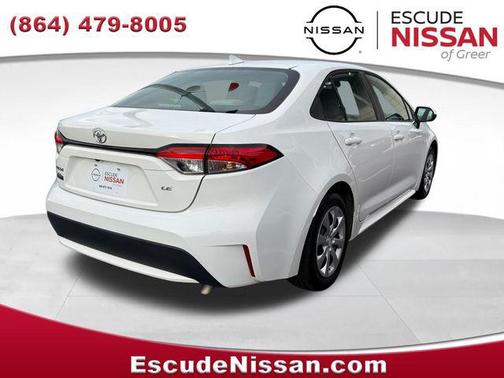 White 2022 Toyota Corolla LE